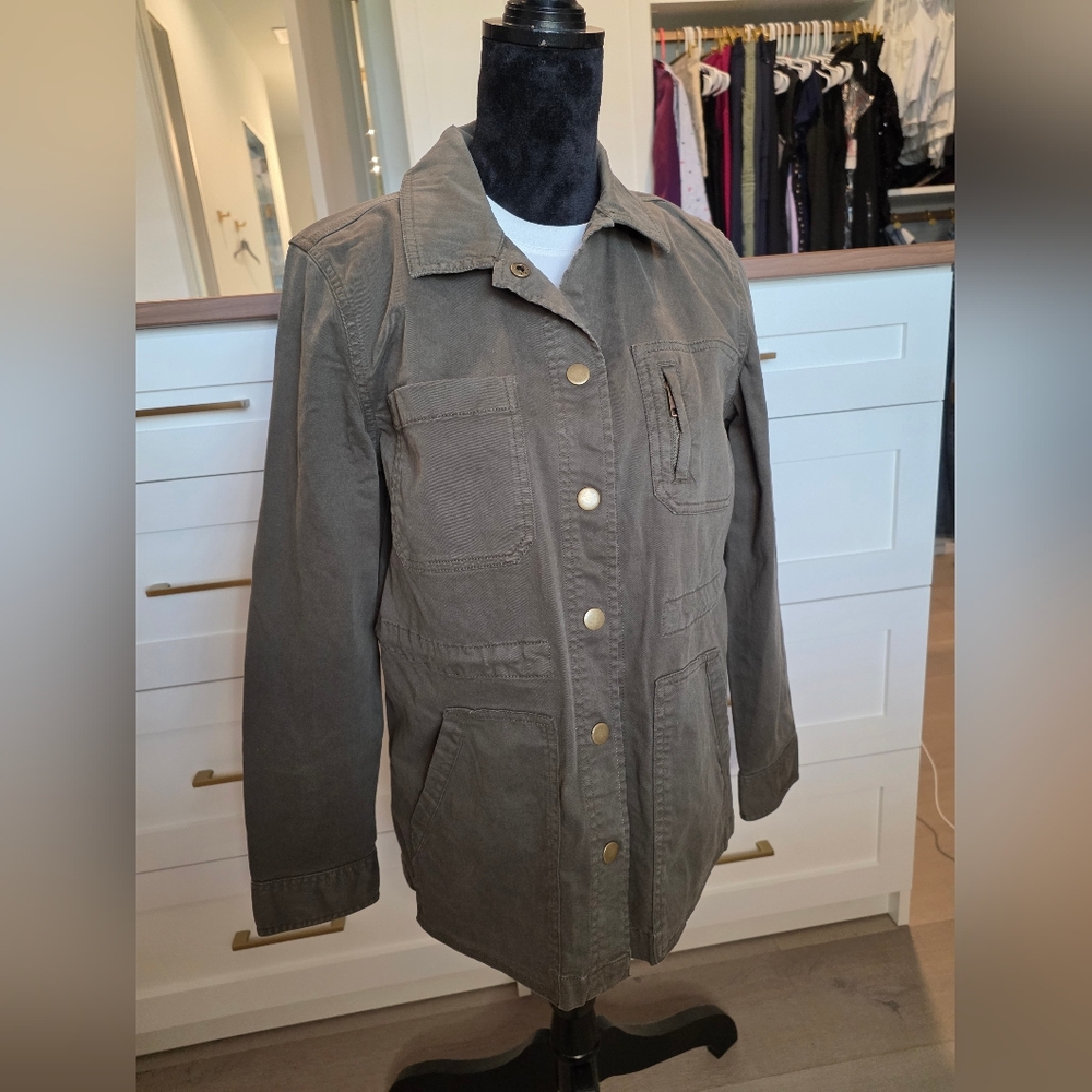 Caslon Olive Green Utility Jacket